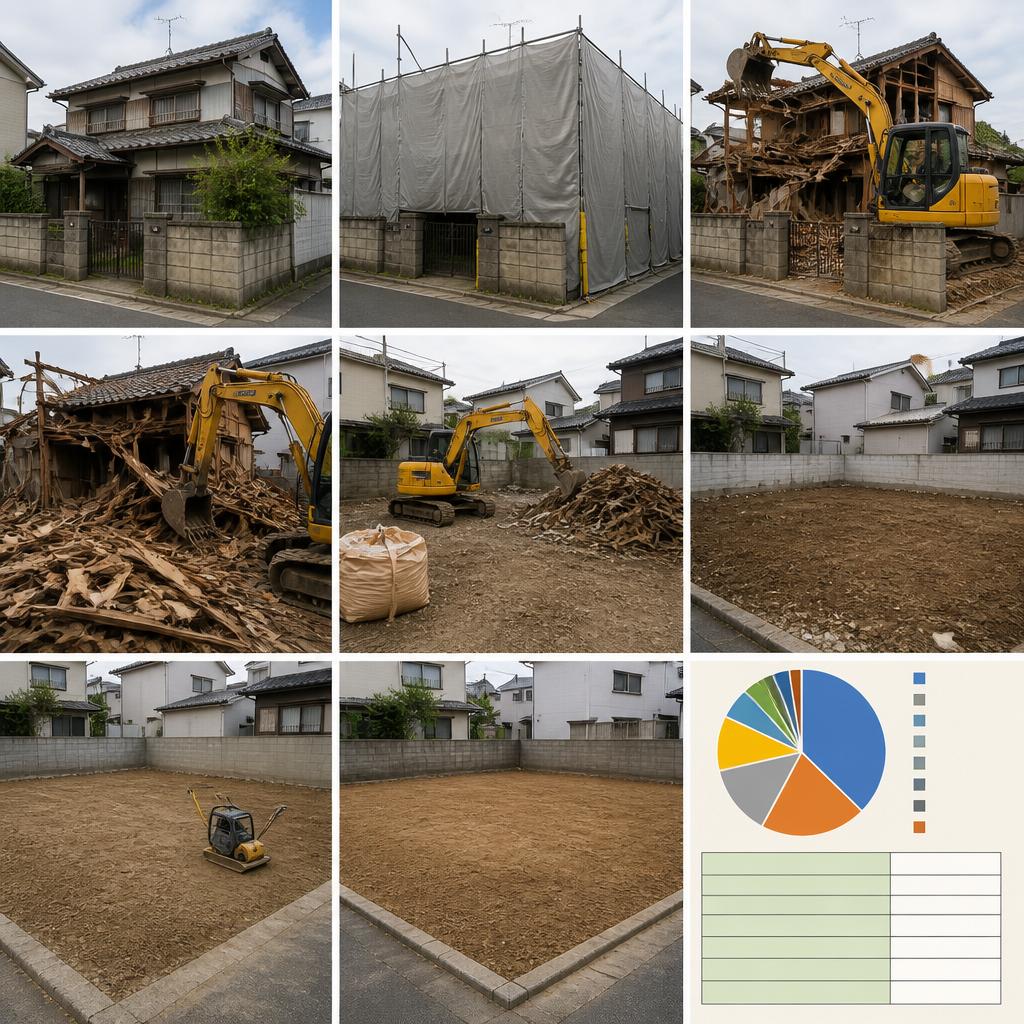 更地化のプロセスと費用